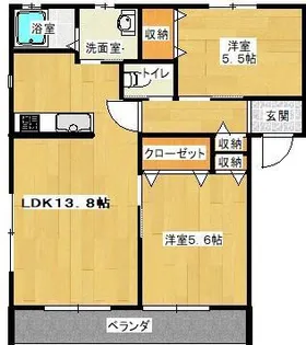 Pua Hale【1階】の間取り