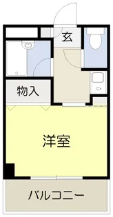 ベルビューレ千里山壱番館【3階】の間取り
