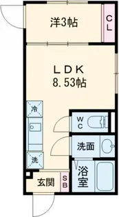 LUXIS柳沢【3階】の間取り