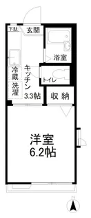 WEST VILLAGE国立【2階】の間取り