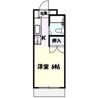 ファインヒル生田【1階】の間取り