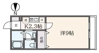 ディアコート翠【2階】の間取り