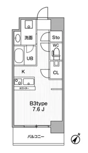 JMFResidence町田【2階】の間取り