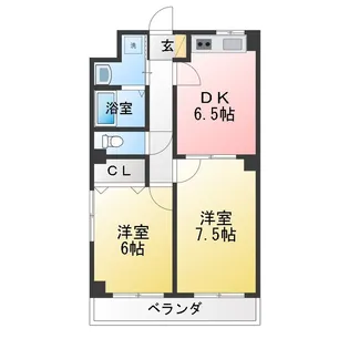 アーバンハイツ光陽II【2階】の間取り