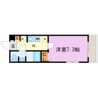 セピアコート深草【3階】の間取り
