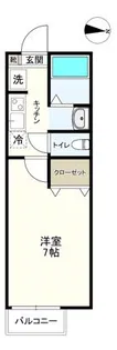 パセオグランデ臼井台【2階】の間取り