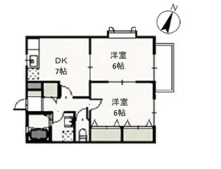 メゾン・ド・リヴィエール【2階】の間取り