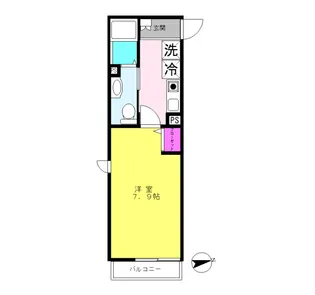ニューロッジ長津田6【2階】の間取り