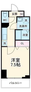 LIBR GRANT 大宮【14階】の間取り