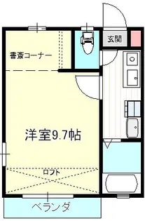 フラットI【2階】の間取り