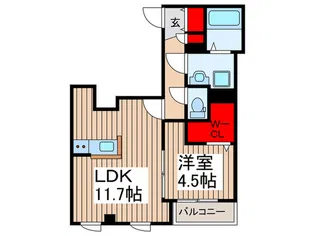 アルッサンスIII【3階】の間取り