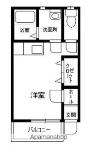 ベルクレージュII【1階】の間取り