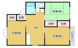 シャルム寺尾【2階】の間取り
