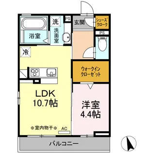 アミティエ【2階】の間取り