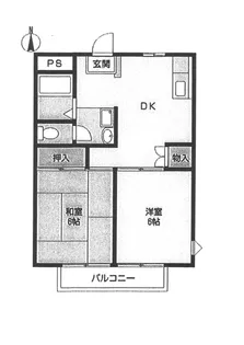 池田ハイツ【2階】の間取り