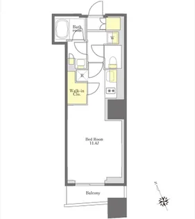 プライムメゾン大塚【19階】の間取り