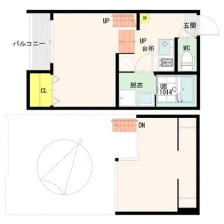 若林ベース【1階】の間取り