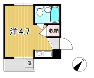 ハイツくれよん【1階】の間取り