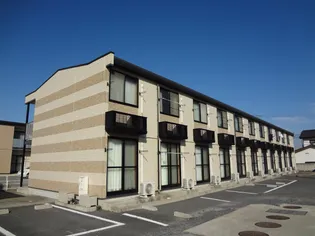 フラットピーチ【1階】の外観