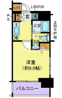 エステムプラザ品川大崎駅前レジデンシャル【9階】の間取り