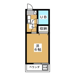 スワンハイツ【2階】の間取り