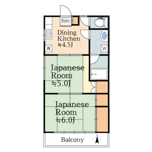 ふじハイツ【1階】の間取り