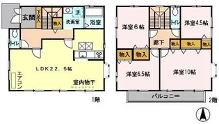 埼玉県さいたま市緑区大字三室【一戸建】の間取り
