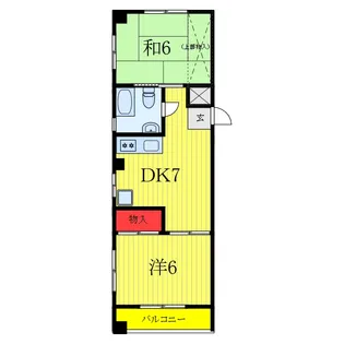 東京都板橋区弥生町【マンション】の間取り