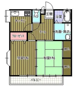 チェリーコーポIII【1階】の間取り