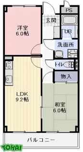 ヴァンベール【3階】の間取り
