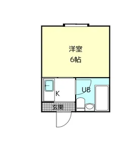 サンコーポ生駒【1階】の間取り