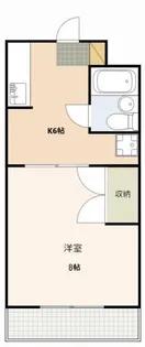 1Kの間取り画像