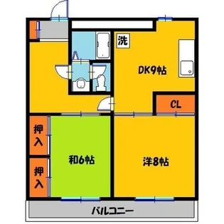 アイムビル【2階】の間取り