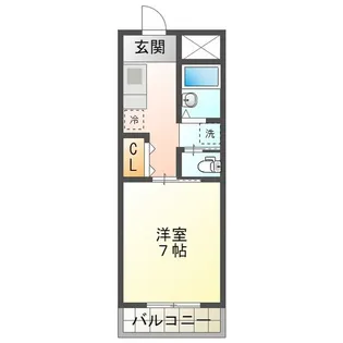 アーバンハイツ藤【1階】の間取り