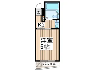 リバ-サイド藤【3階】の間取り