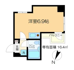 ハイホーム沖田【11階】の間取り