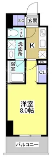Central S 砂山町【9階】の間取り