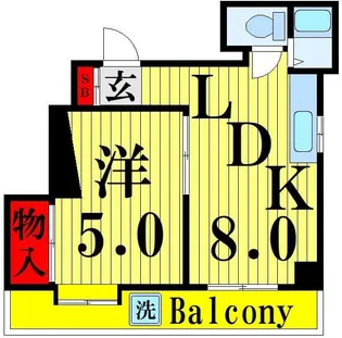 ハイツ高橋【2階】の間取り