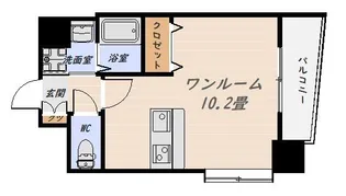 コスモガーデン鴨池【7階】の間取り