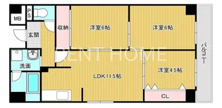 サチ東山本【4階】の間取り