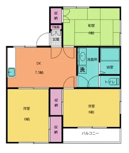 シェリーハウス【2階】の間取り