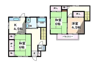東京都立川市柏町3【一戸建】の間取り