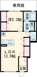 サンピエール【1階】の間取り