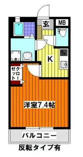 パレットハウス【2階】の間取り