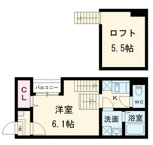 サンブラスハイム大曽根【1階】の間取り