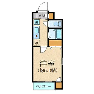 シンシア日本橋【3階】の間取り