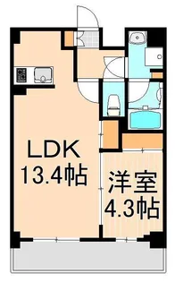 ORSUS UMEJIMA【4階】の間取り
