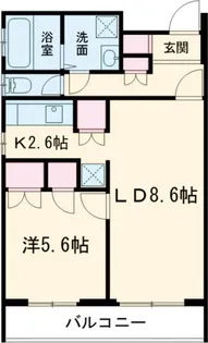サーティーフォーII【3階】の間取り