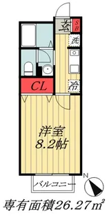 千葉県市川市南行徳1【アパート】の間取り