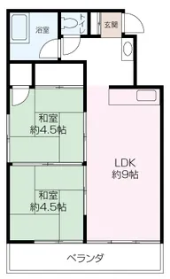SEAWIND津久井浜【2階】の間取り